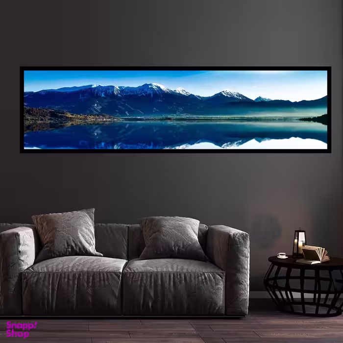 تابلو بکلیت طرح منظره دریاچه مدل کشیده B-7597