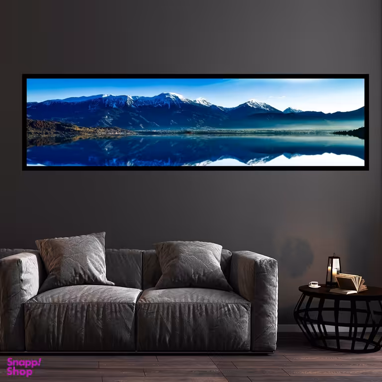 تابلو بکلیت طرح منظره دریاچه مدل کشیده B-7597