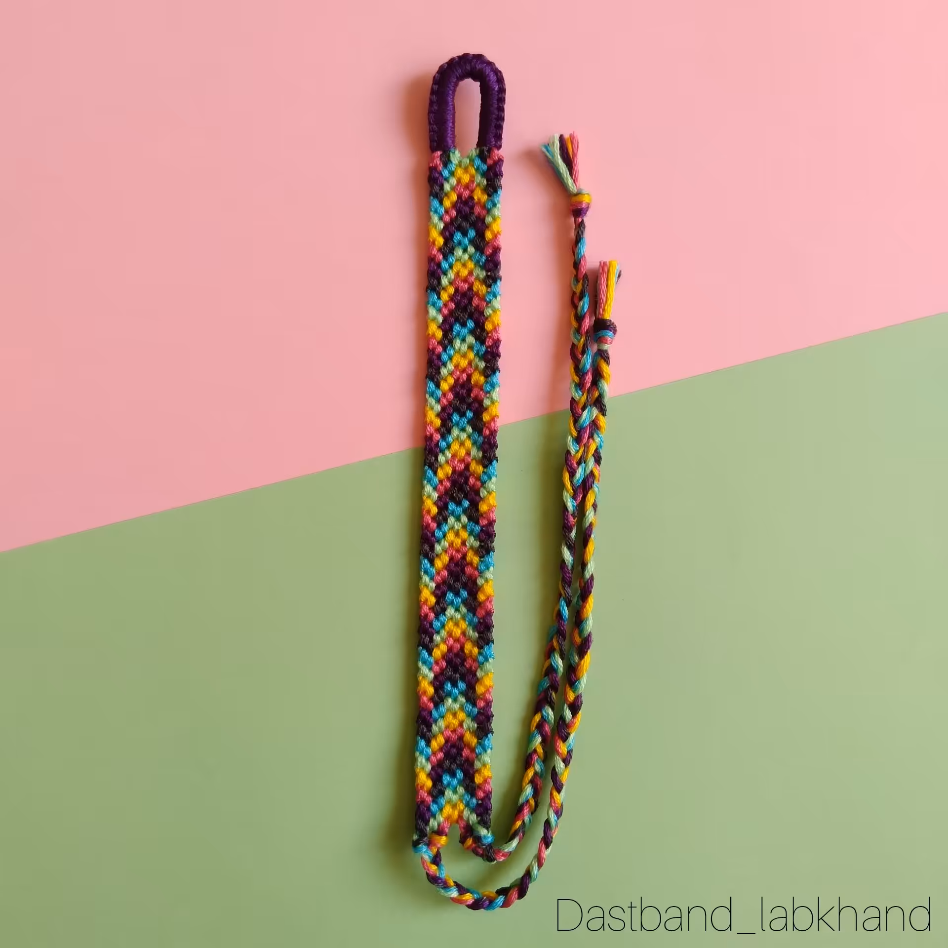 دستبند دوستی دستبافت کد 31