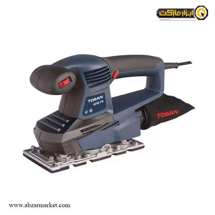 سنباده لرزان مستطیلی توسن دیمردار مدل 4240FS