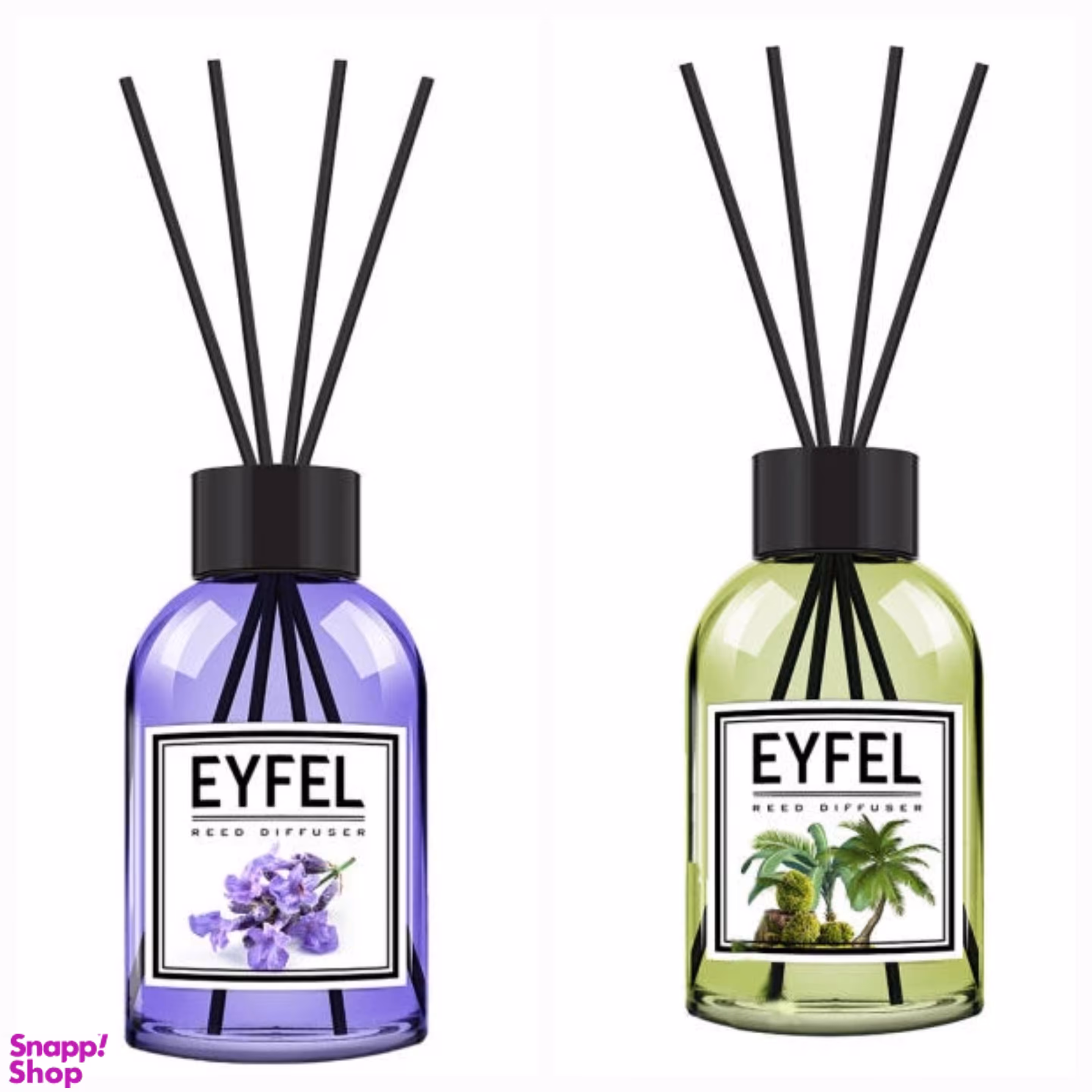 خوشبو کننده هوا ایفل مدل لوندر و جنگل حجم 120 میلی لیتر مجموعه 2 عددی