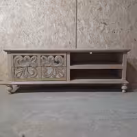 میز تلویزیون و کنسول  رنگ خود رنگ.متریال ام دی اف روگش روسی 