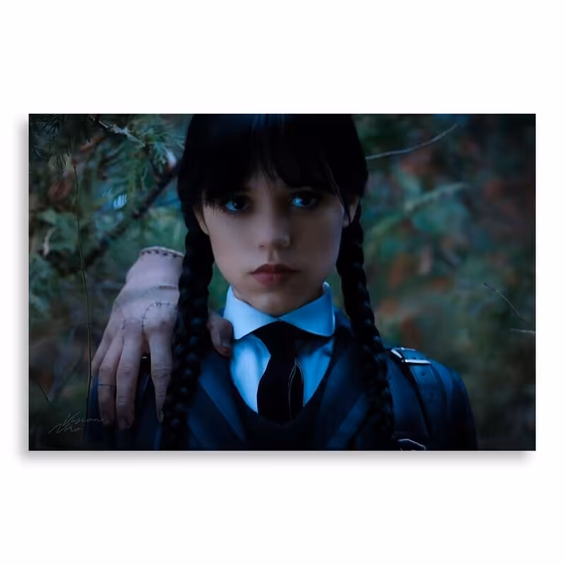 تابلو شاسی طرح سریال Wednesday مدلNV0169