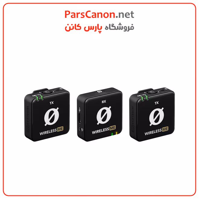 میکروفون رود می وایرلس دو کاربره RODE Wireless ME Dual Compact Digital Wireless Microphone System (2.4 GHz, Black)