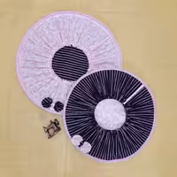 دم کنی ست 2 تایی کشدار فانتزی سایز 35 و 40 جنس کتان نخ درجه یک 