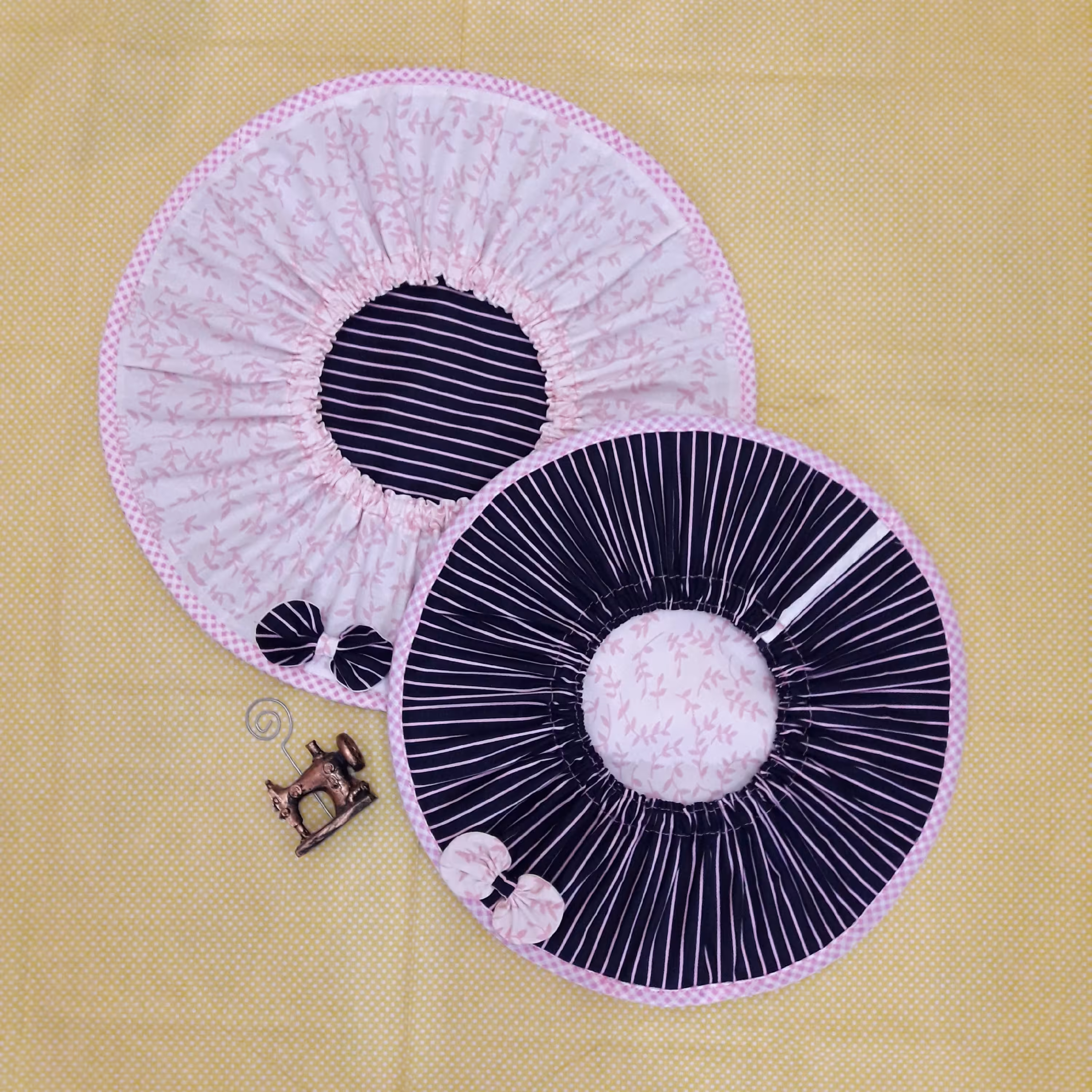 دم کنی ست 2 تایی کشدار فانتزی سایز 35 و 40 جنس کتان نخ درجه یک 