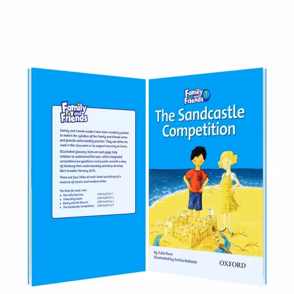 کتاب داستان Family and Friends 1-4 The Sandcastle Competition
