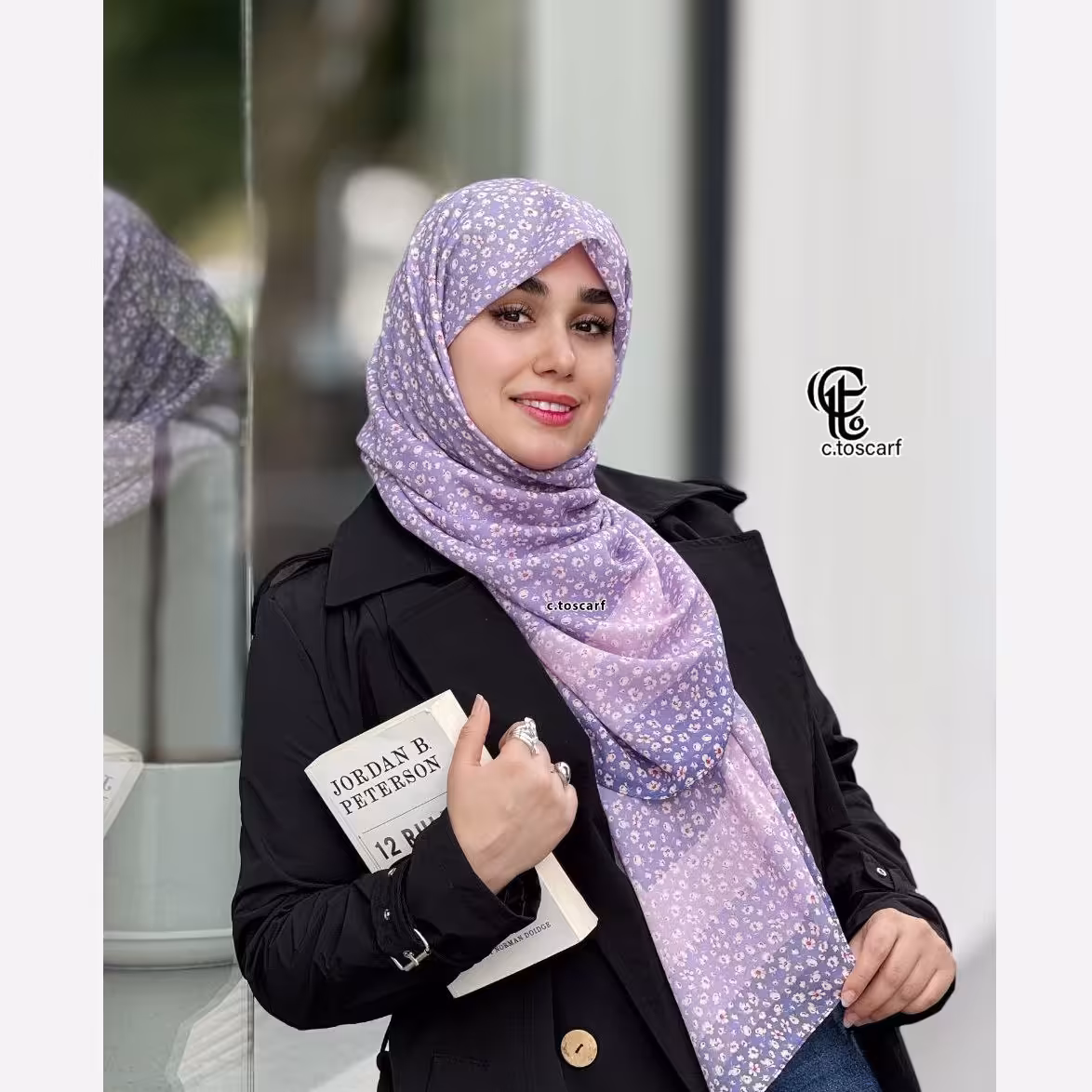 روسری نخ کاستوم طرح صوفیا