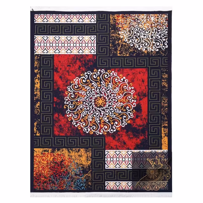 گلیم  ماشینی  مدل پندار سرمه ای سایز (2در 3 شش متری) 6 رنگ با هزینه ارسال پس کرایه