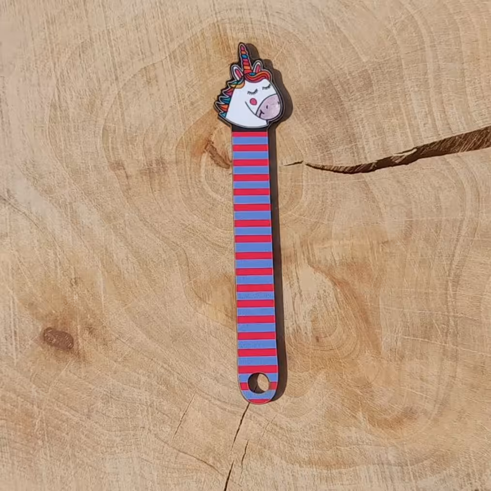 نشانگر کتاب طرح اسب تک شاخ 