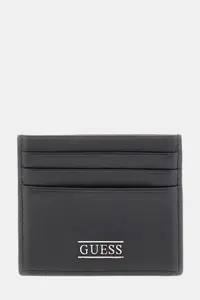 کارت دار مشکی مردانه سیاه چرمی جدید بوستون Guess