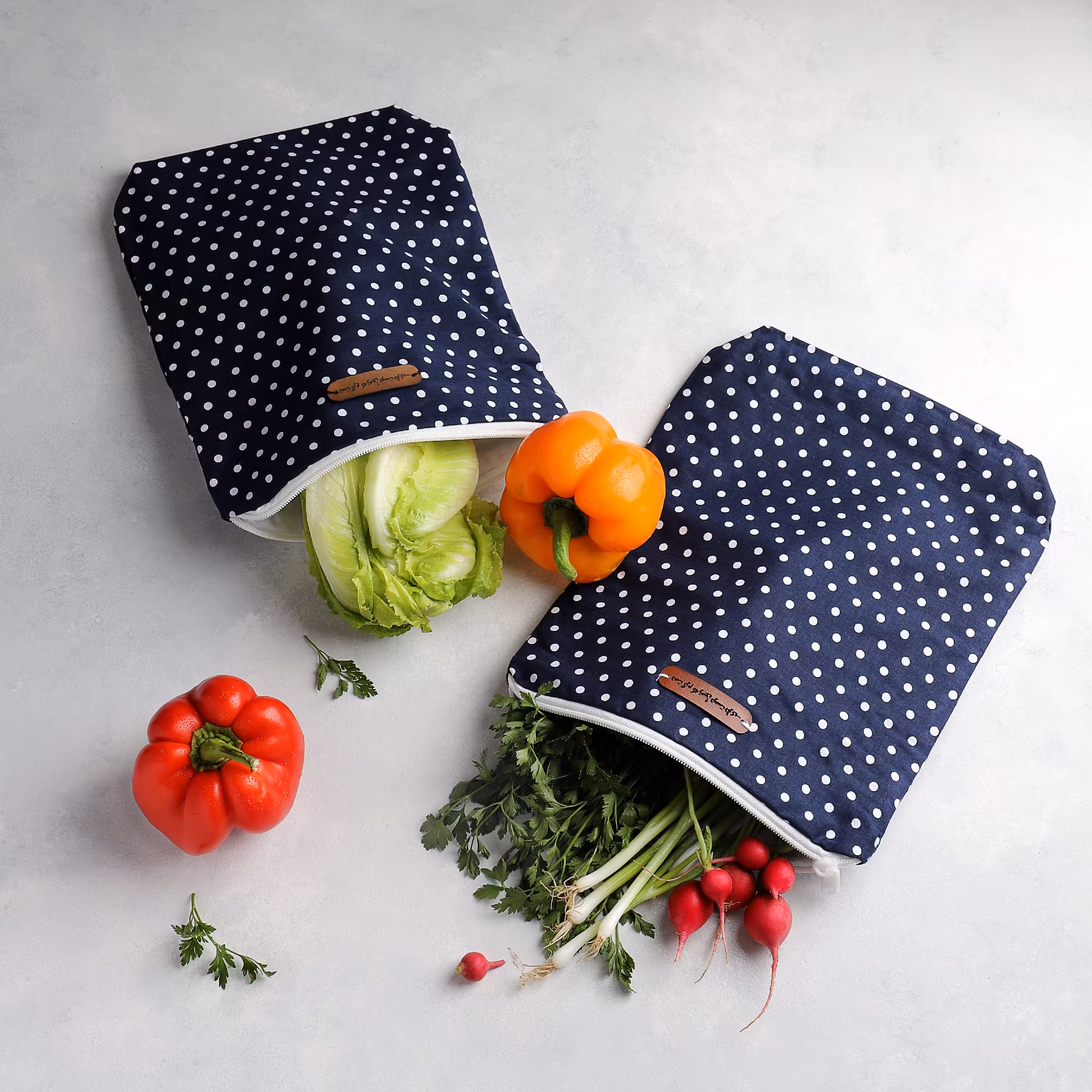 کیسه ی نگهداری سبزیجات، میوه و نان سه لایه زیپی سایز متوسط