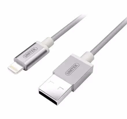 کابل تبدیل USB به لایتنینگ یونیتک مدل Y-C499ASL طول 1 متر