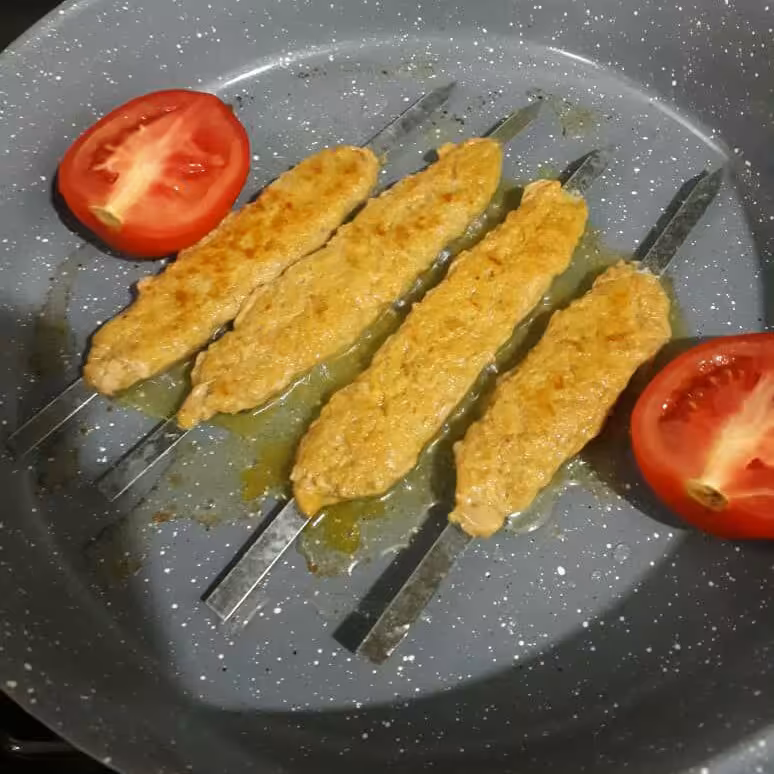 سیخ کبابی تابه ای کیفیت بالا استحکام بالا ضد زنگ