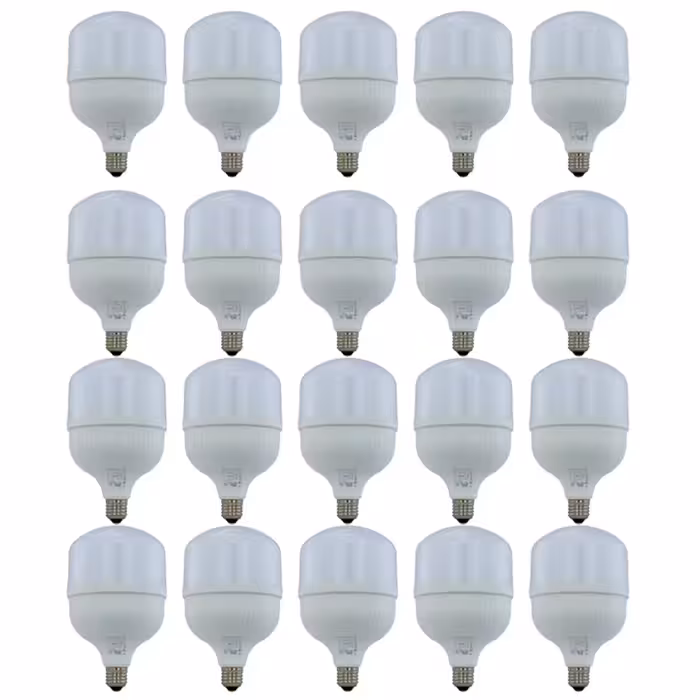 لامپ ال ای دی 40 وات افروغ مدل AF40 پایه E27 بسته 20 عددی