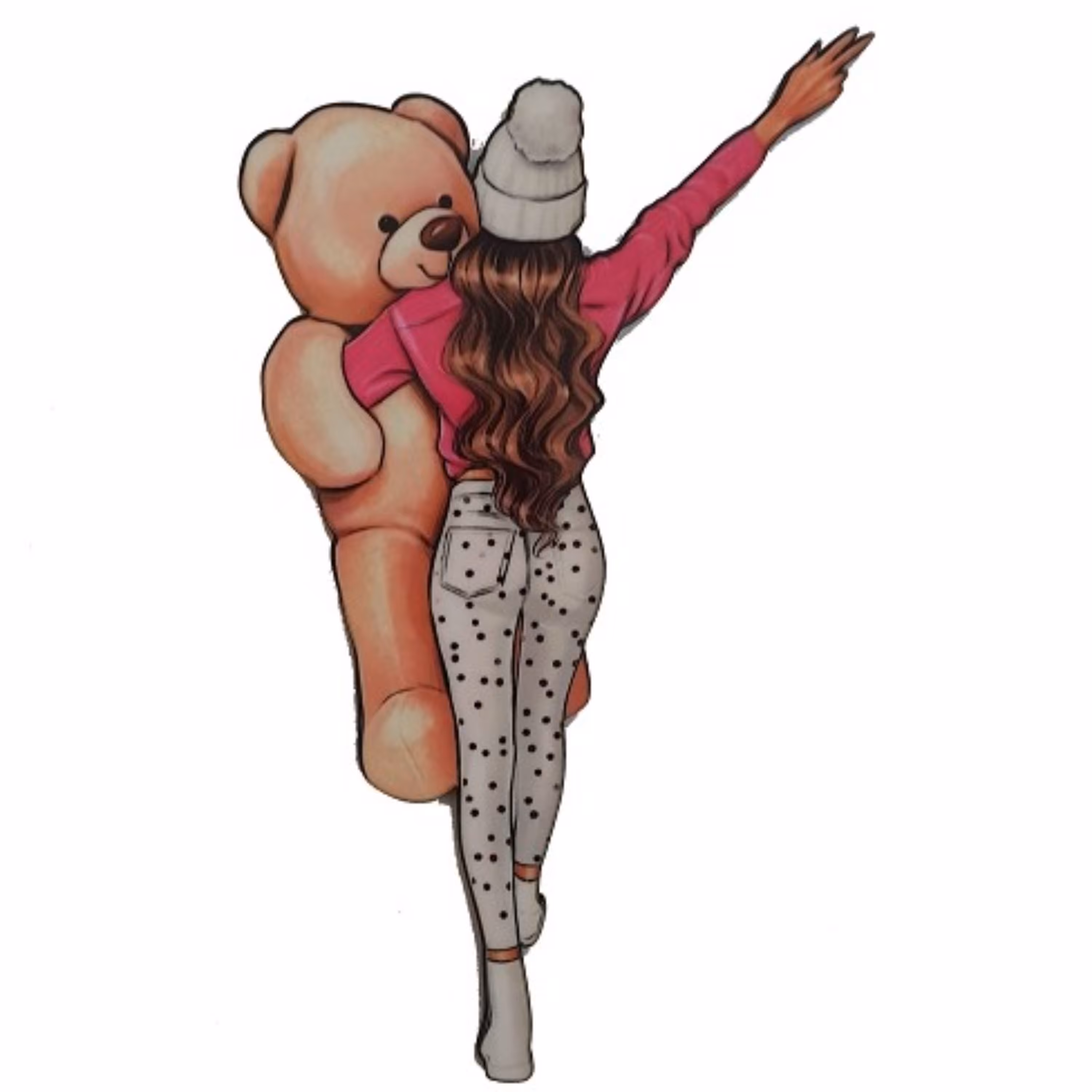 تاپر تزیین کیک بهگز مدل دختر عروسکی مناسب تزیین کیک تولد و مهمانی