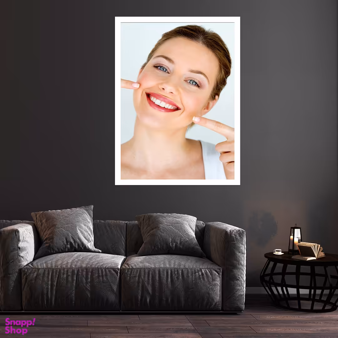 تابلو بکلیت طرح لبخند و دندانپزشکی مدل قاب شاسی W-S9380