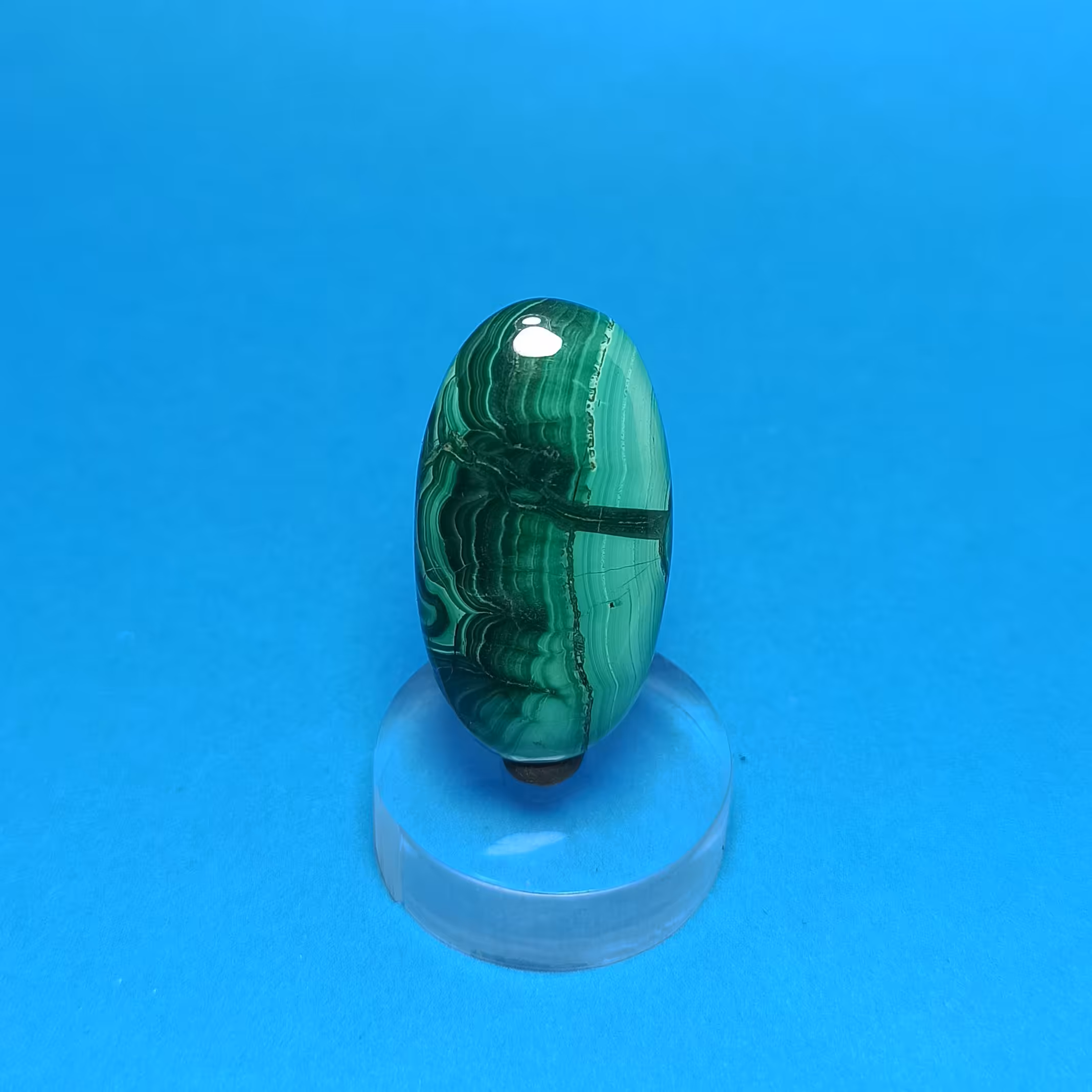 سنگ مالاکیت کد(1) سنگ طبیعی معدنی تراش دست