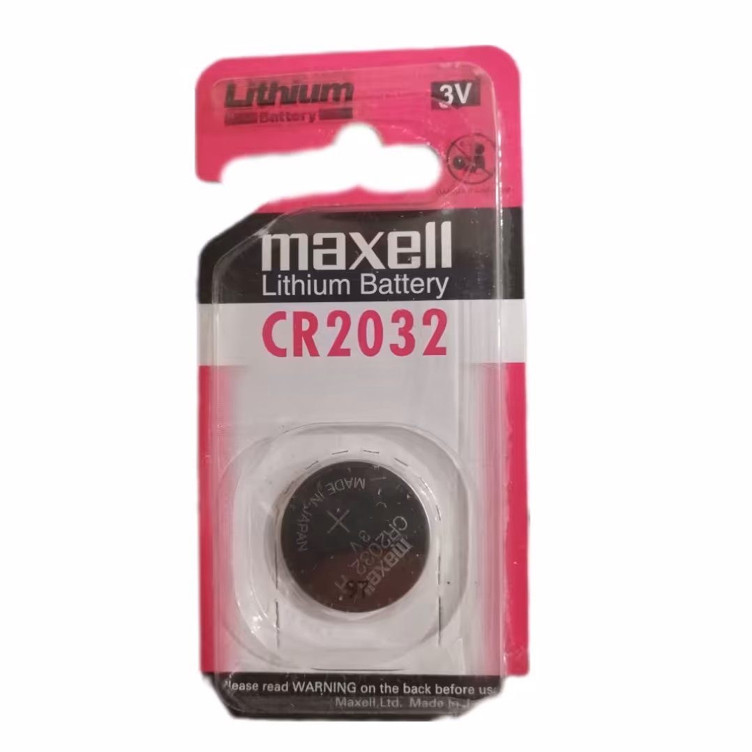 باطری سکه ای CR 2032 مکسل - لیتیومی - ساخت ژاپن