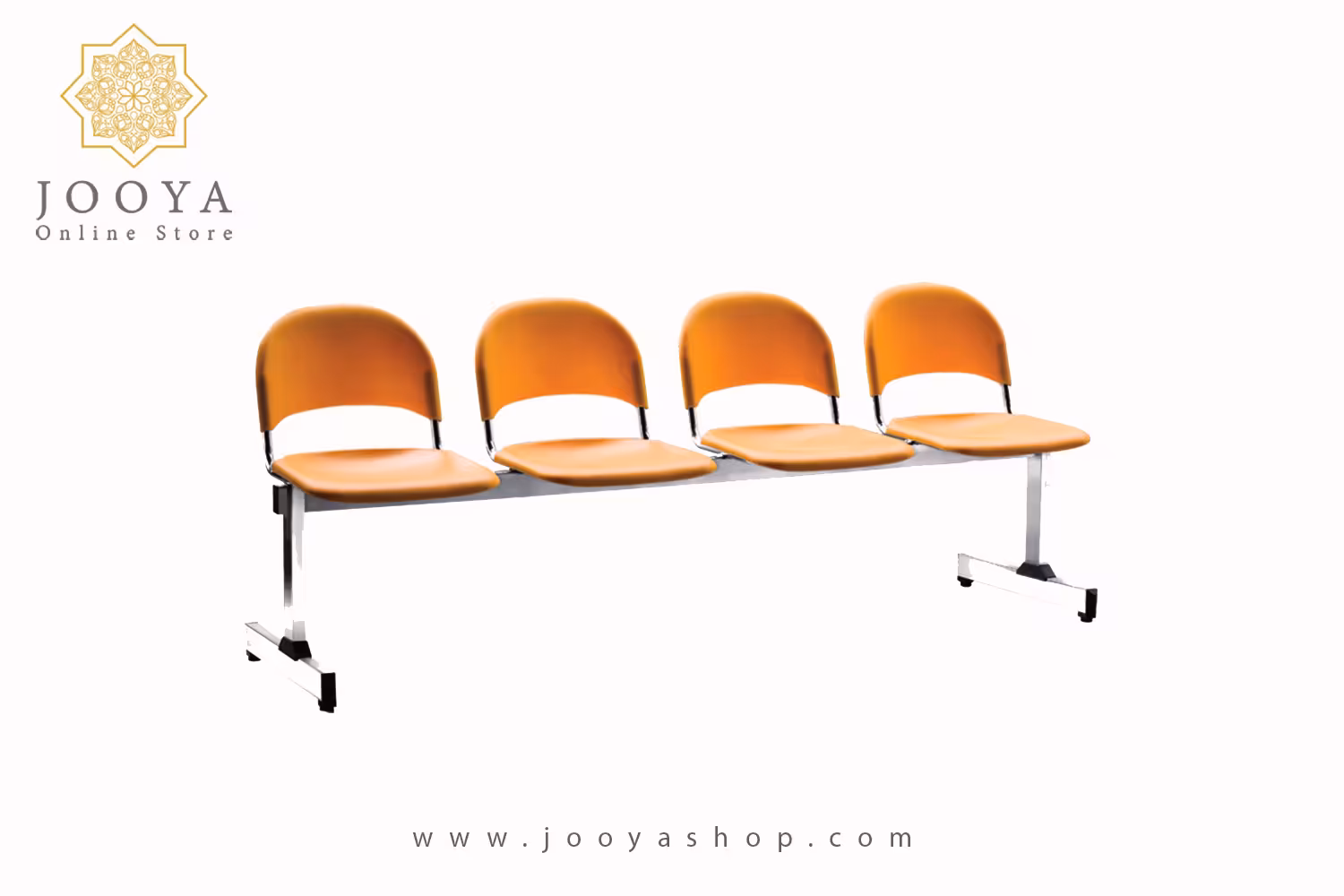 نیمکت انتظار نظری مدل متال پلاست چهار نفره کد 524