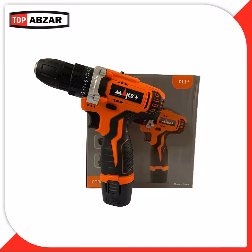 دریل شارژی تک باطری 12 ولت مکس مدل DL1پلاس(ارسال توسط تیپاکس و پس کرایه است)