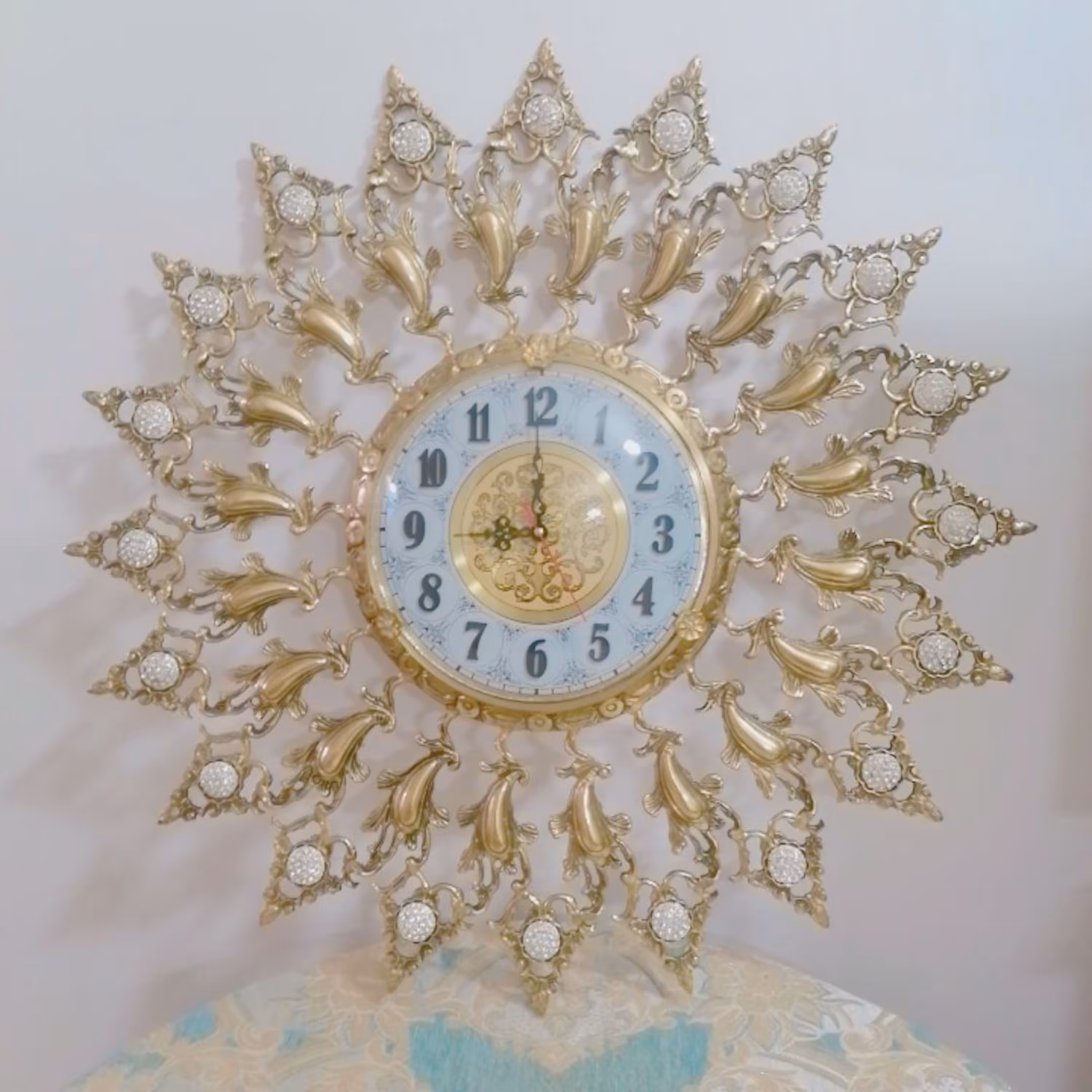 ساعت دیواری برنزی مدل BT-1526 ( ساعت برنجی تزئینی )