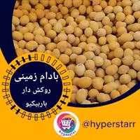 مغز بادام زمینی روکش دار طعم باربیکیو(500 گرمی) 