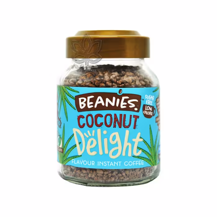 قهوه فوری طعم نارگیل ( کوکونات دیلایت ) 50 گرم بینیز - beanies