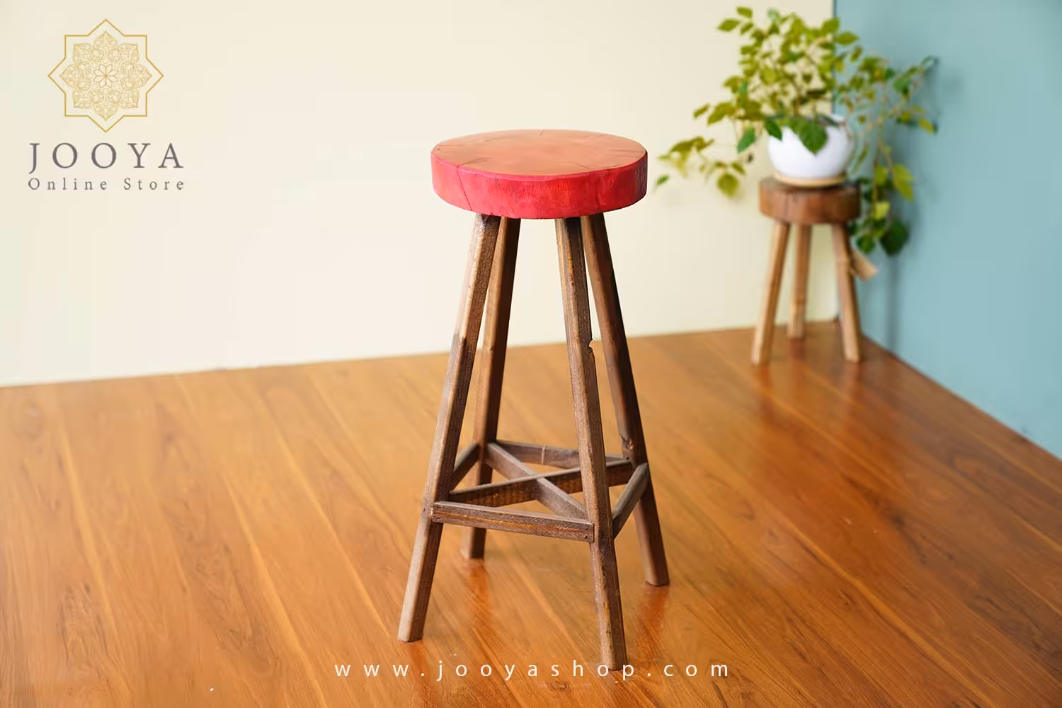 چهارپایه چوبی گندم