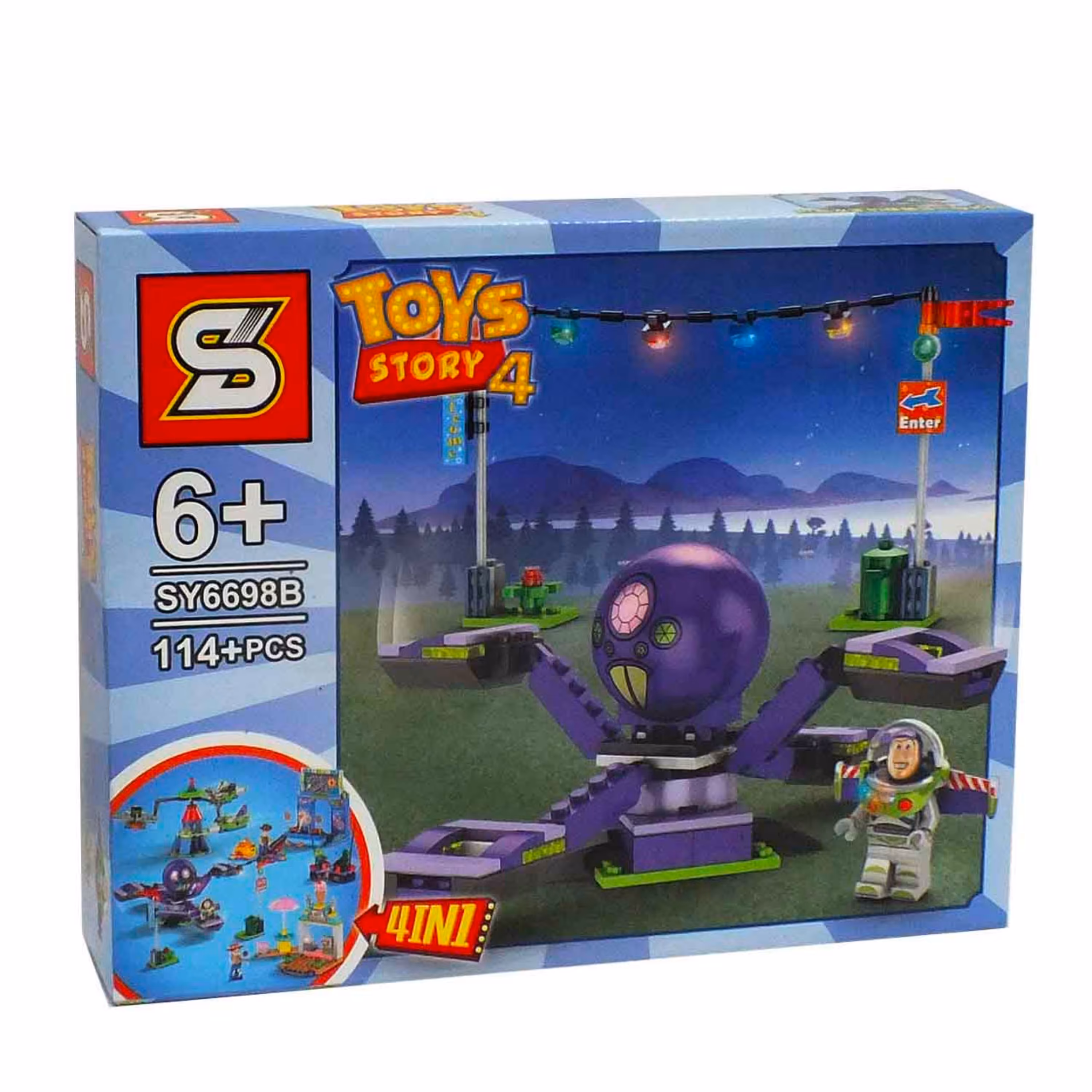 لگو داستان اسباب بازی بازلایتر و سفینه فضایی SY 6698B-759 TOYS STORY 4