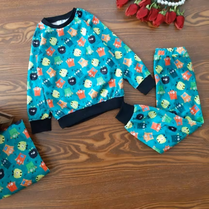 بلوز شلوار  مخمل  پاییزه 