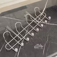 پشت دری لوکس گالوانیزه یاس