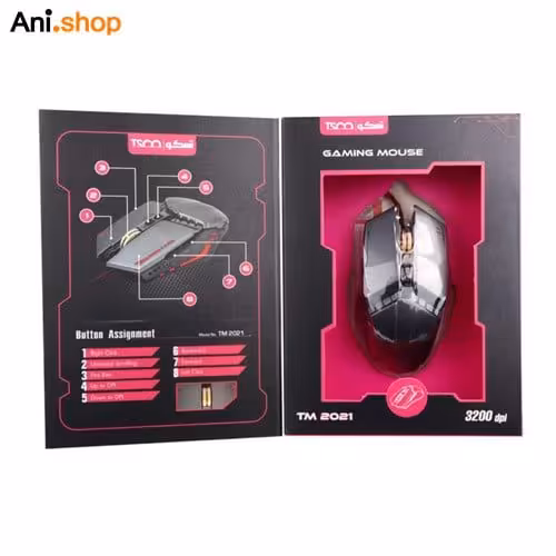 ماوس گیمینگ تسکو مدل TM 2021 کد 320