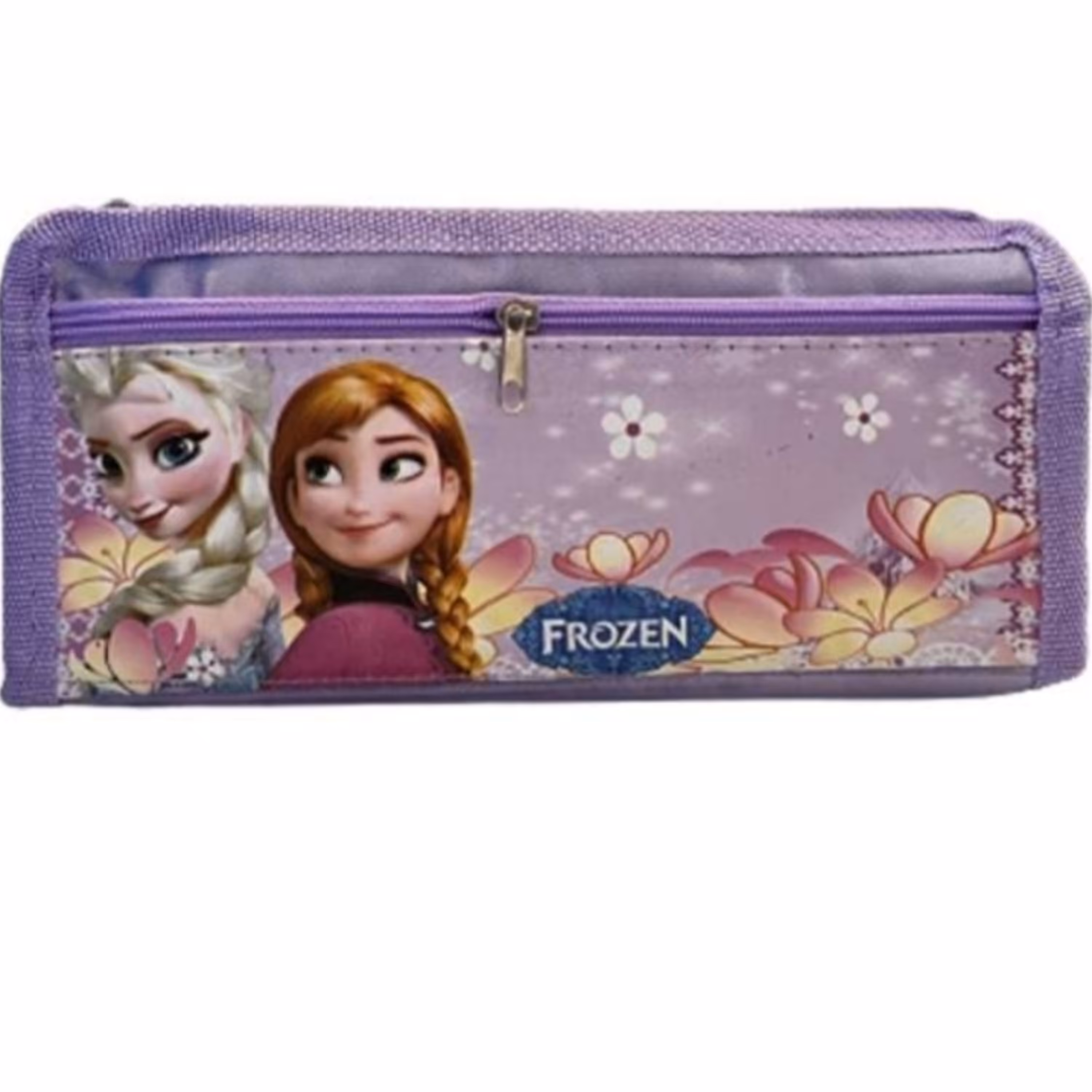 جامدادی دو زیپ مدل فروزن بنفش 