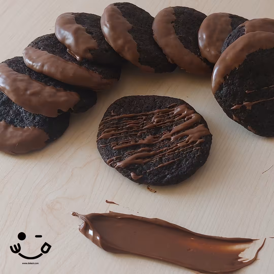 کوکی  کاکائویی کوکی بروانی کوکی فرانسوی(پس کرایه)