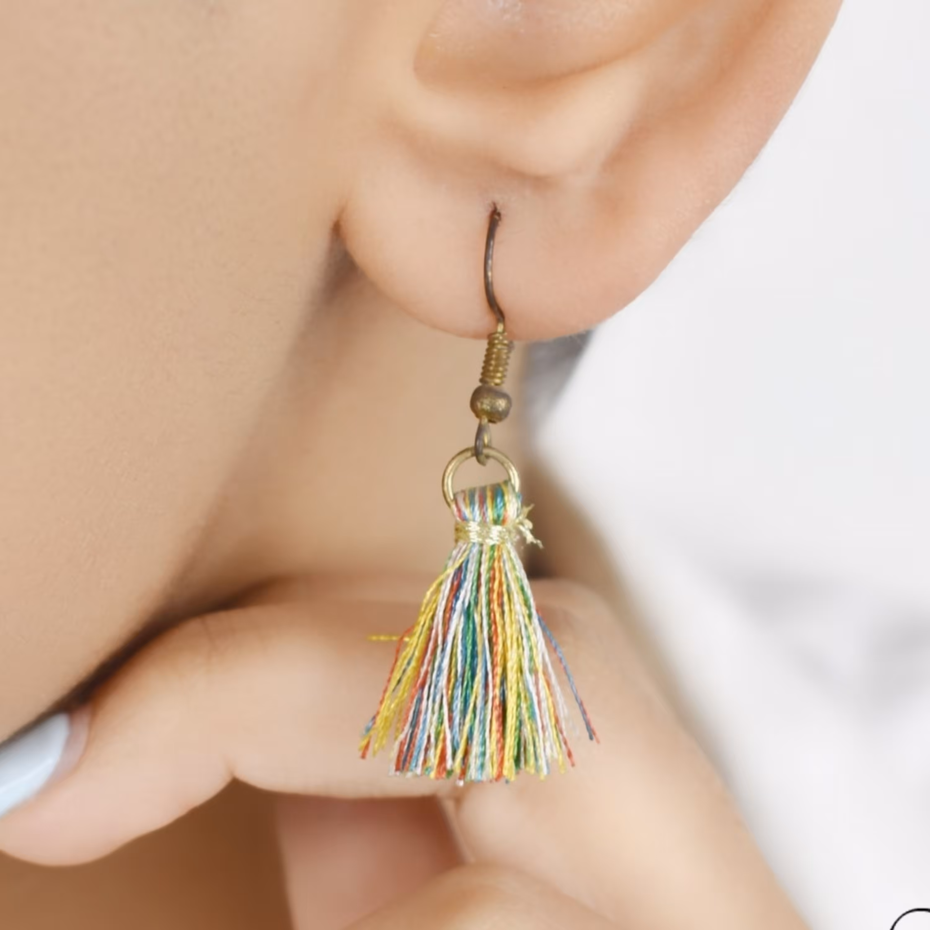 گوشواره طرح آویز فانتزی کد 2827