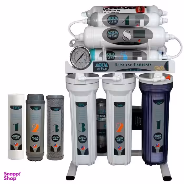 دستگاه تصفیه کننده آب آکوآ کلیر مدل NEW DESIGN2020 - GTU9 + فیلتر تصفیه آب بسته 3 عددی