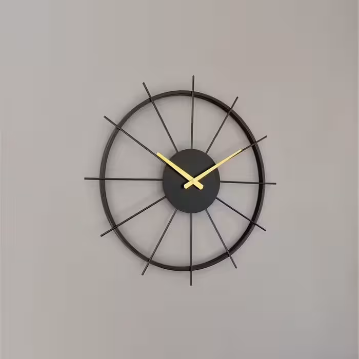 ساعت دیواری مدرن H131 با رنگ کوره ای استاتیک مقاوم و قابل سفارشی سازی