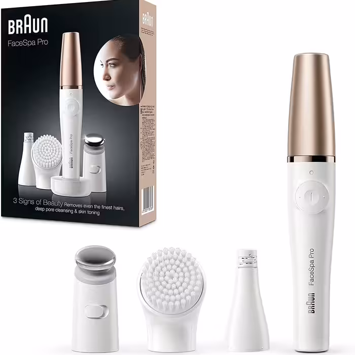ست اصلاح و پاکسازی پوست براون 911 سه در یک - Braun FaceSpa Pro 911 Epilator