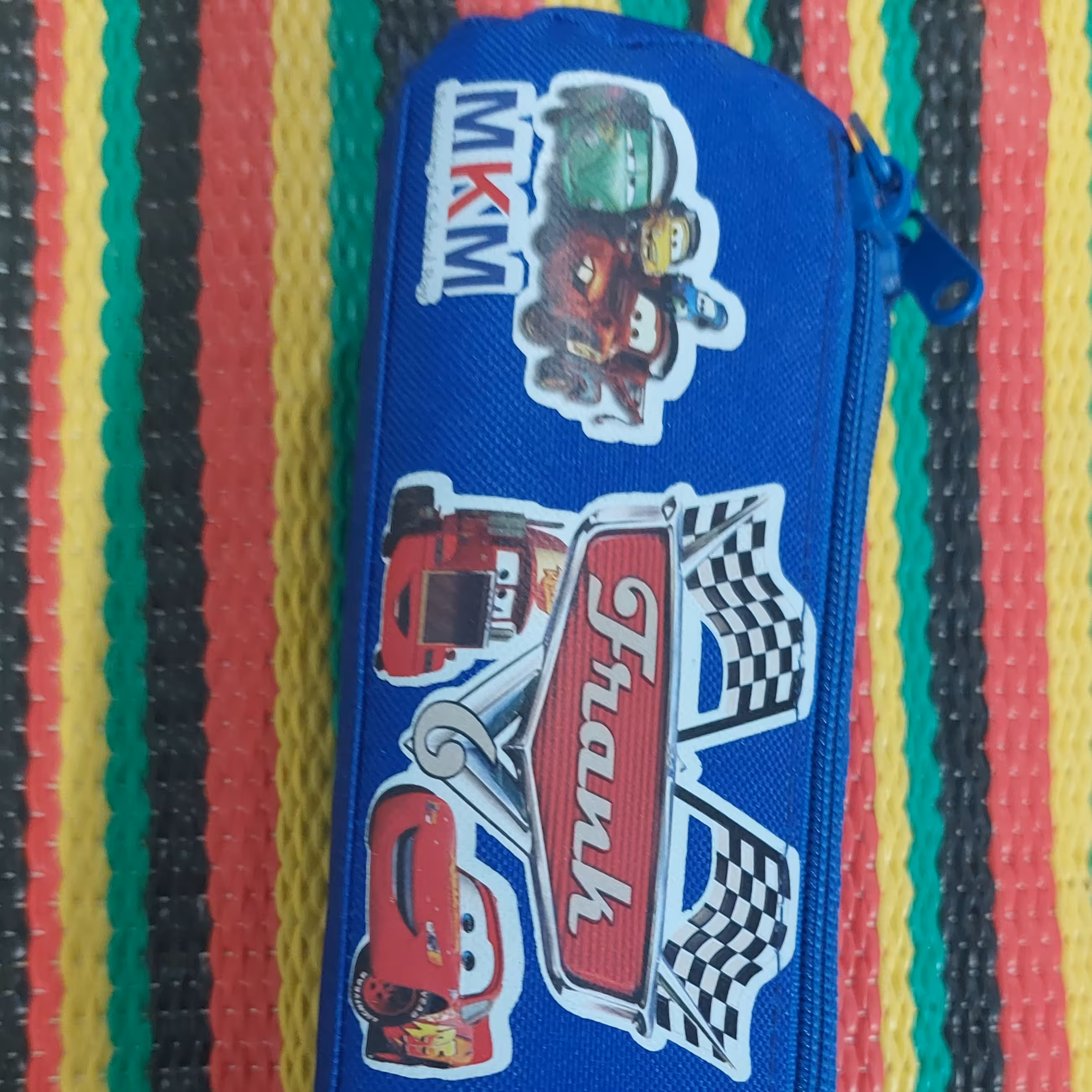 جامدادی سه زیپ یونیکورن مدل ماشین های مسابقه،جادار و مقاوم