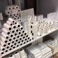 110 عدد رول کارت خوان16متری دورو سفید بصورت کارتنی و عمده با قیمت مناسب و کیفیت چاپ تضمینی 