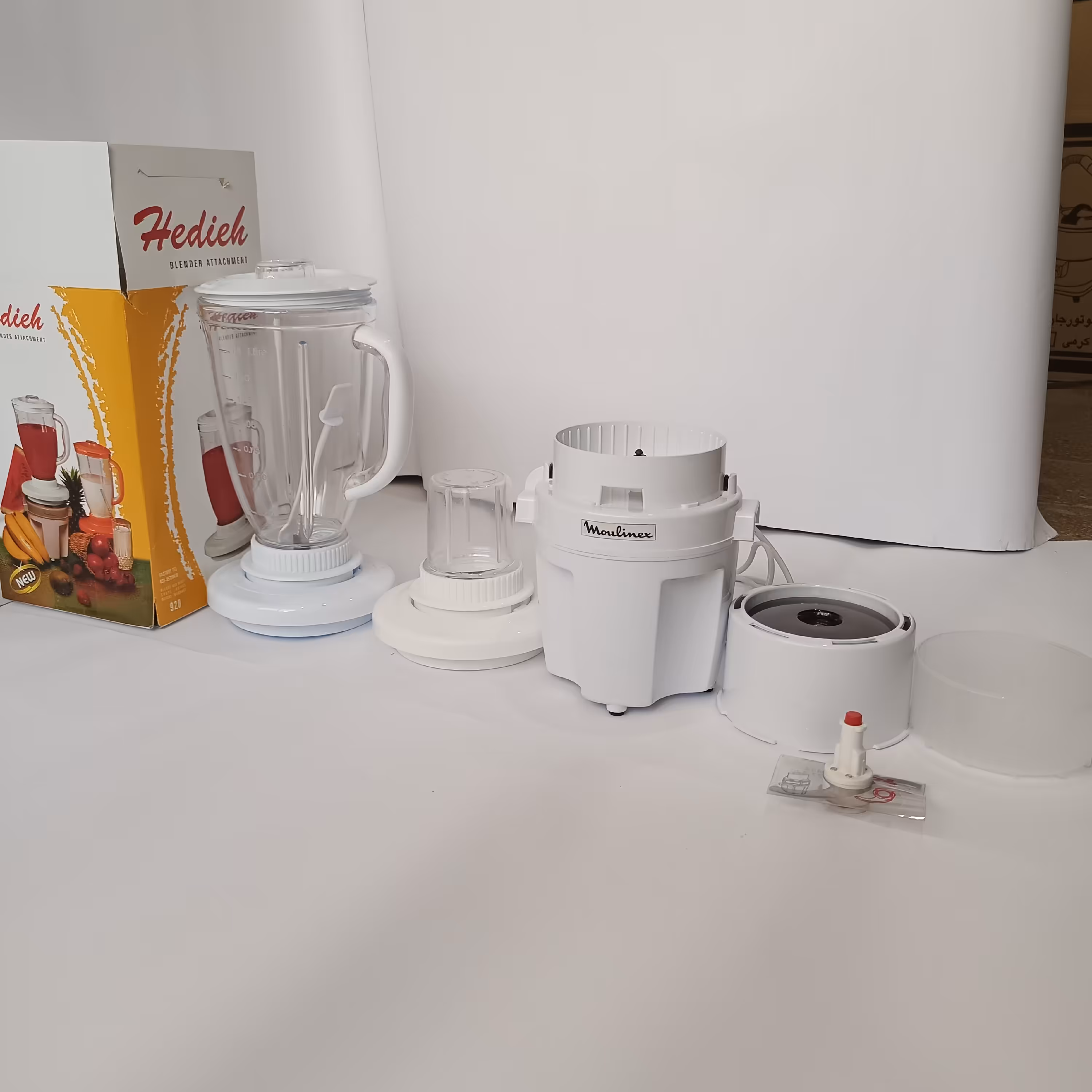 آسیاب برقی 123 مولینکس ( به همراه پارچ مخلوط کن و آسیاب خشکه بار )