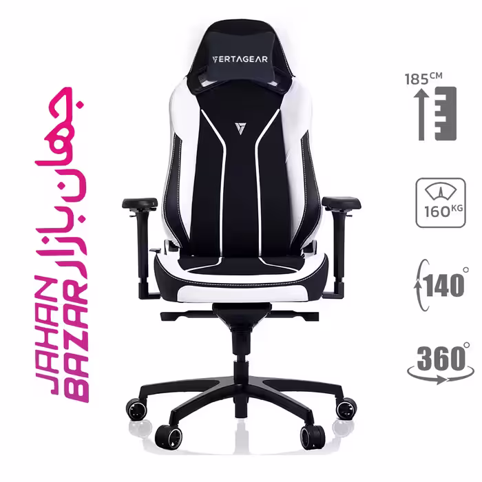 صندلی گیمینگ ورتاگیر Vertagear SL5800 Black White RGB