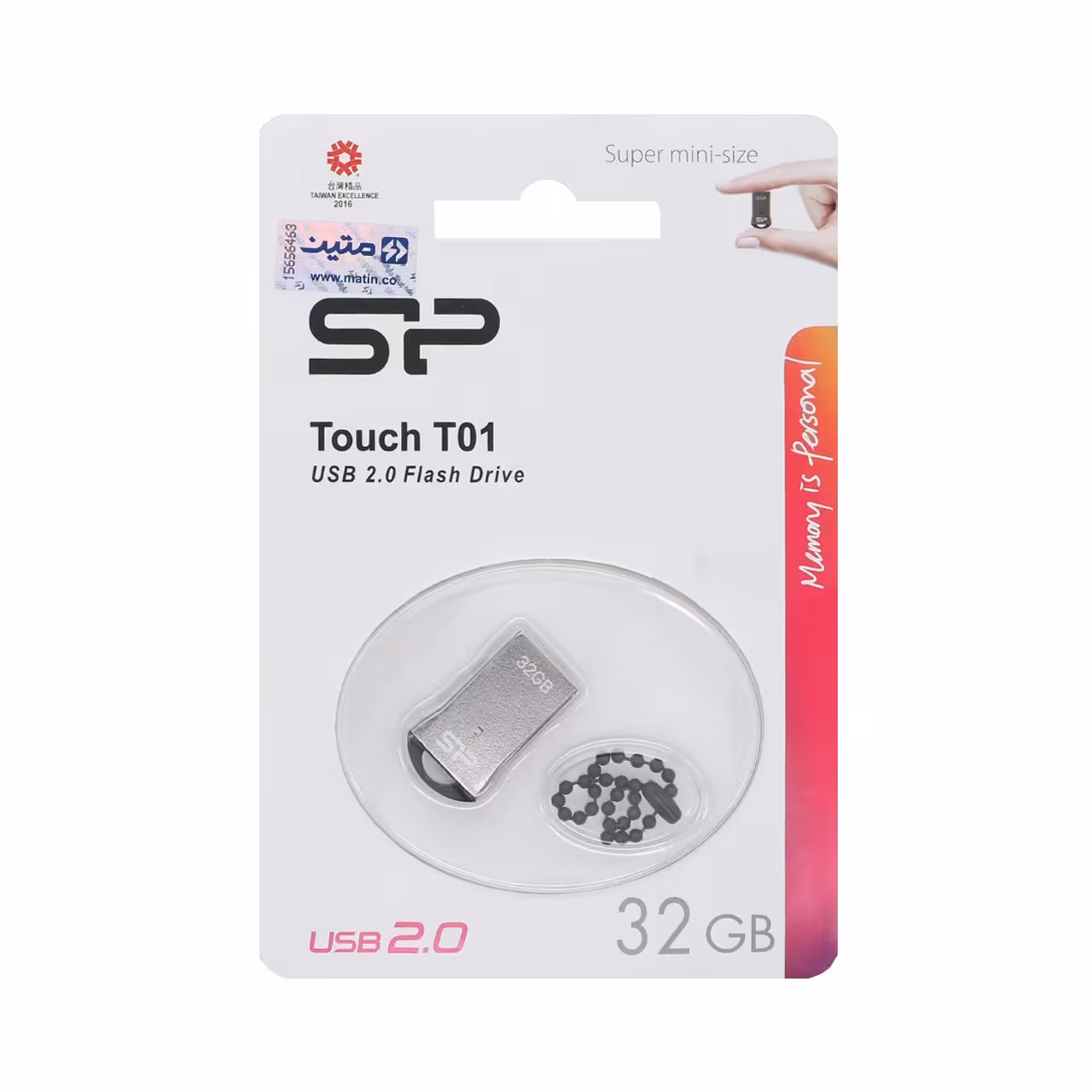 فلش 32 گیگ سیلیکون پاور مدل Touch T01