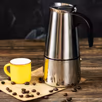 قهوه جوش استیل 6 کاپ 