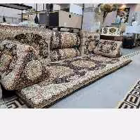 ست پشتی شاه نشین7تکه ترمه 