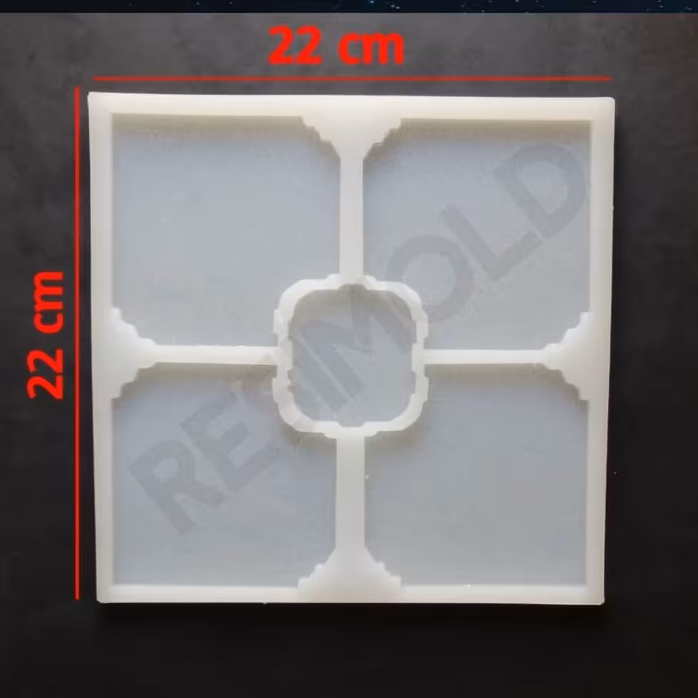 قالب سیلیکونی کد 23 ( ژئود 5 تیکه )