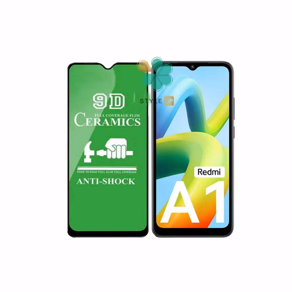 گلس سرامیکی گوشی شیائومی Xiaomi Redmi A1 مدل تمام صفحه