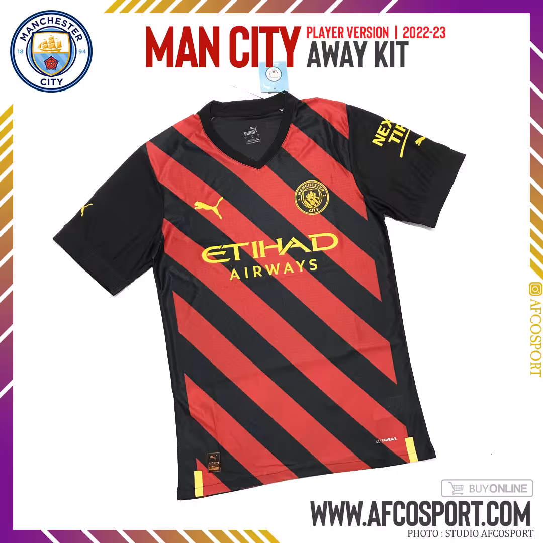 کیت دوم منچسترسیتی 2022-2023 ورژن پلیر (بازیکن)