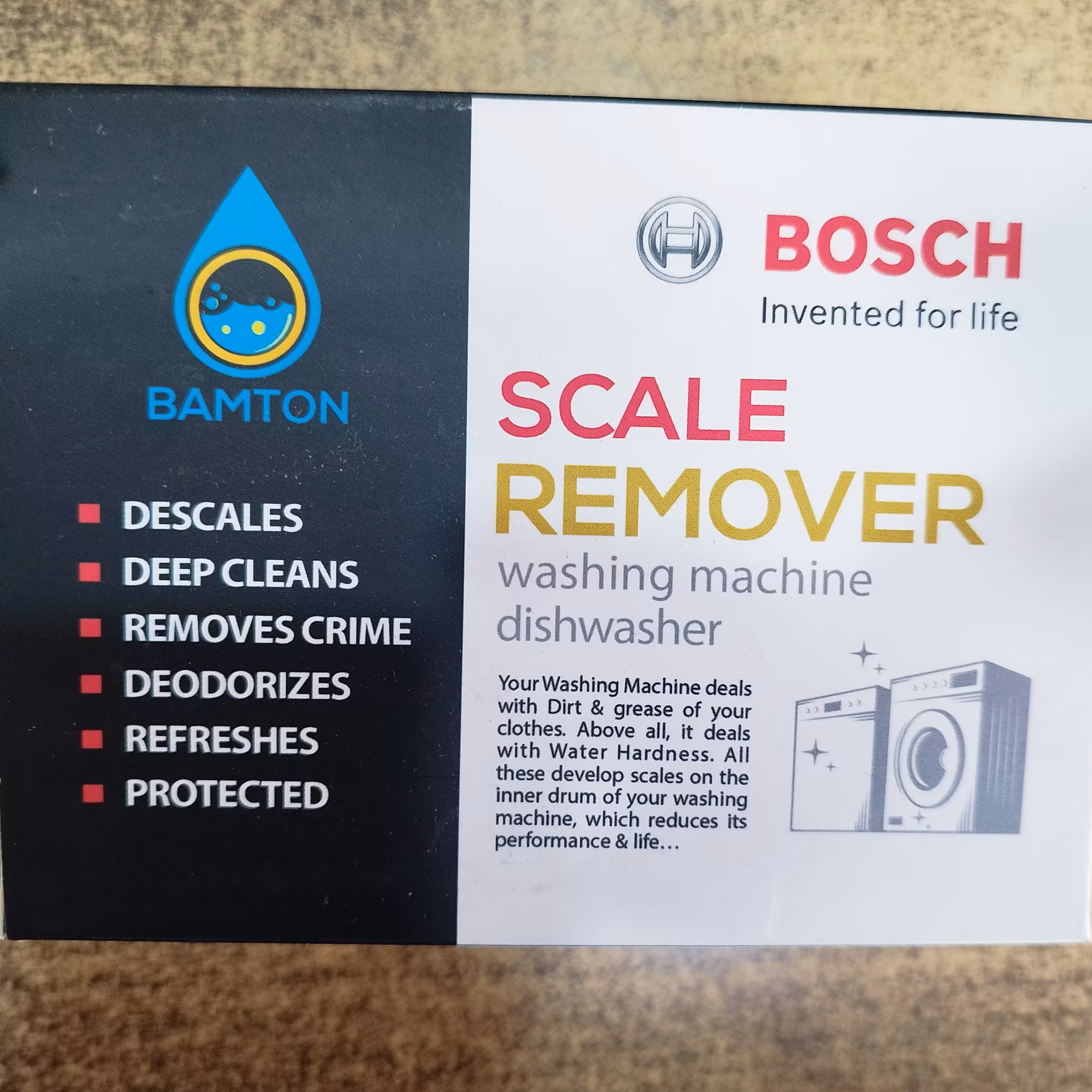 جرمگیر  ماشین لباسشویی و ظرفشویی(پودر)